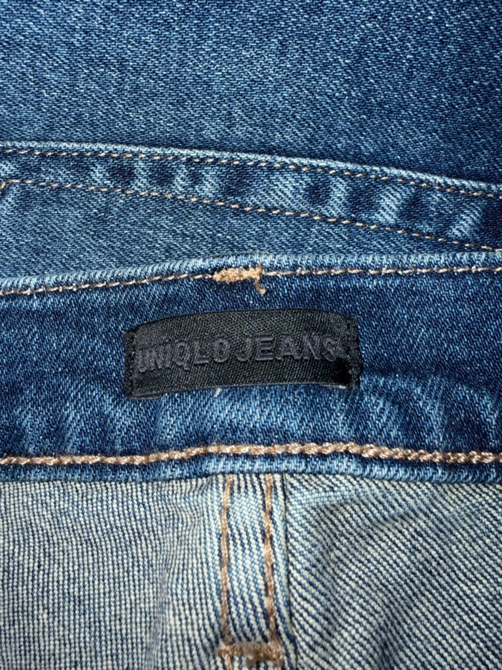 Uniqlo Dark Indigo Jeans - Deep Blue - Picture 4 of 7